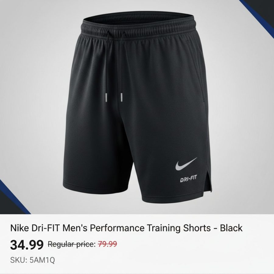 Nike Dri-FIT Men’s Performance Training Shorts – Black